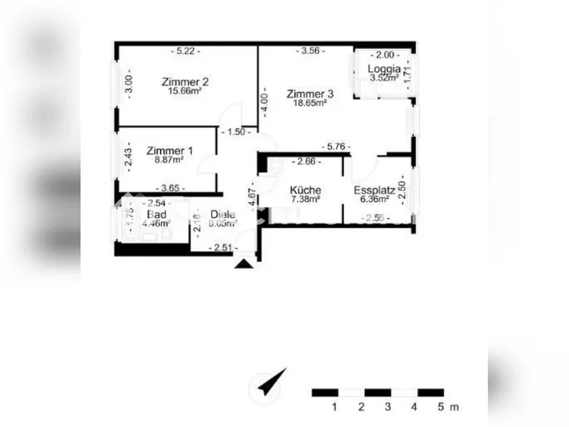 Tauschwohnung: 3 Zimmer- gegen 4 Zimmerwohnung — photo 1